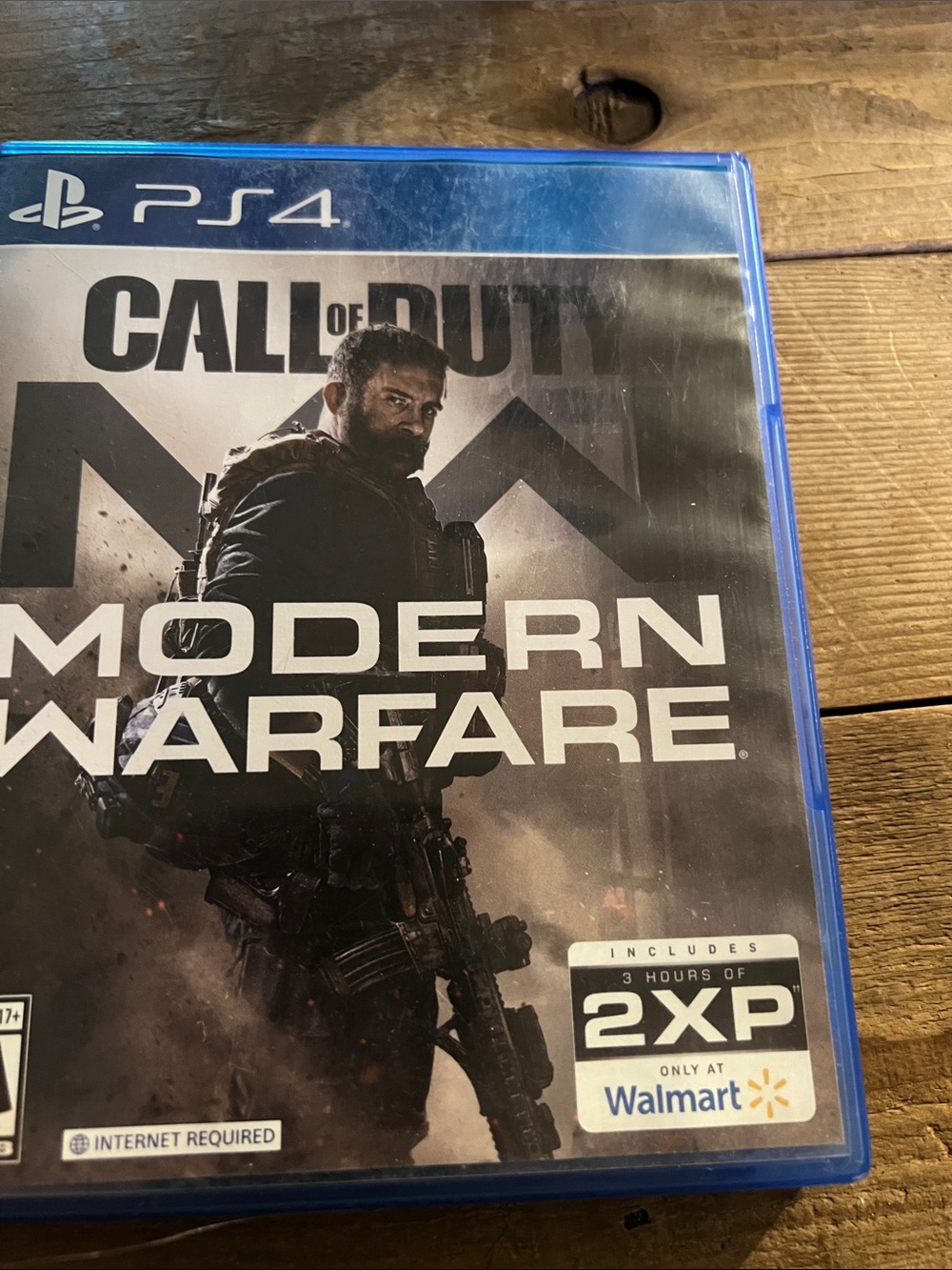 Sony PS4 Call of Duty: Modern Warfare - Blue Case with Black Cover Art